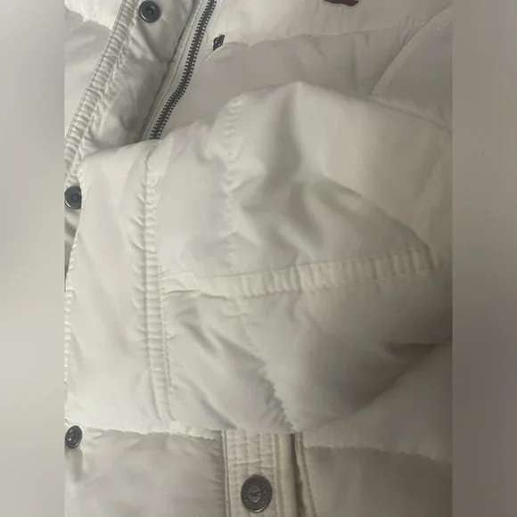 Jennifer body cream white  Puffer Jacket hollister vintage rare gap hoodie - Picture 4 of 15